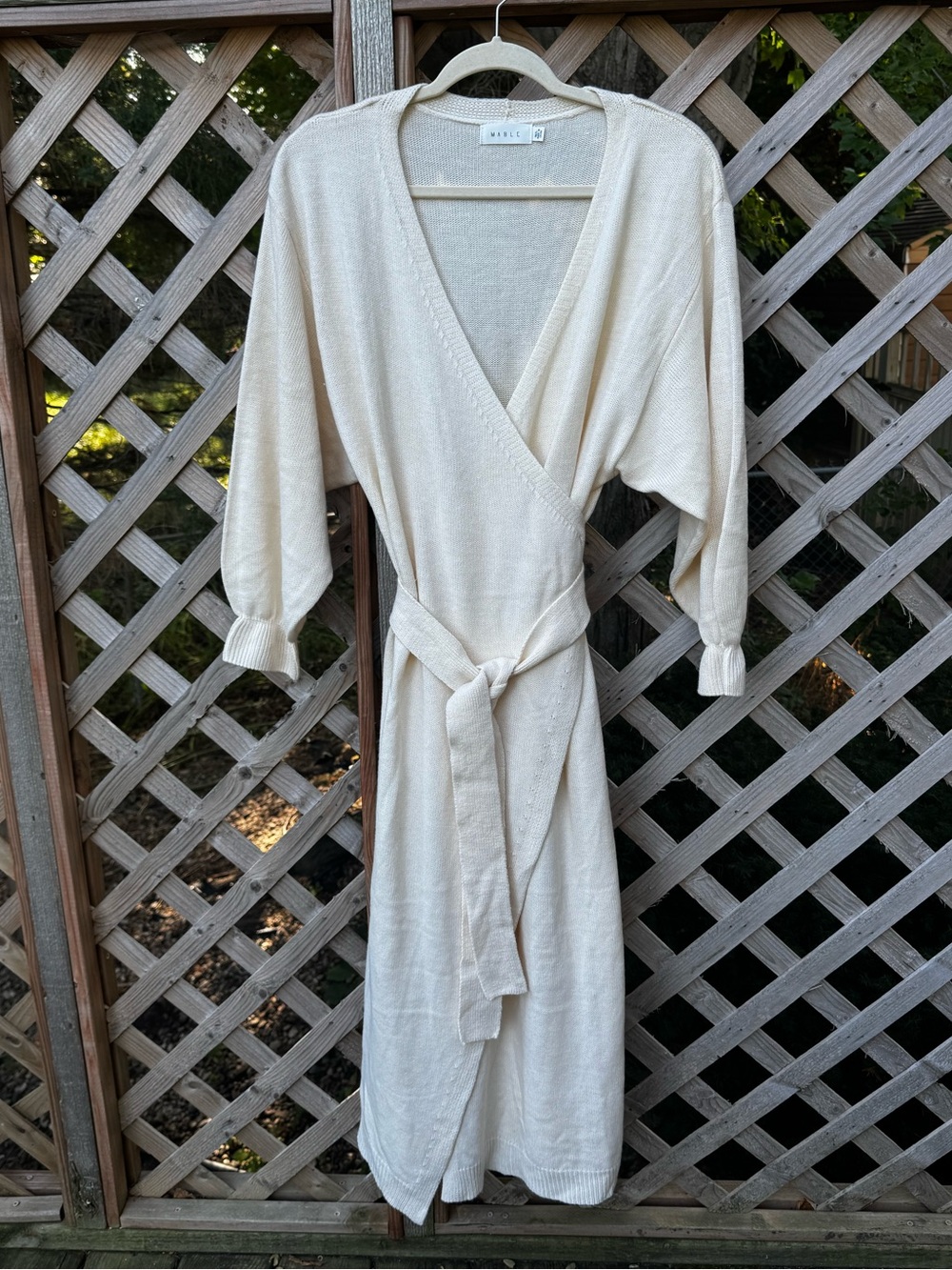 Mable Jovie Knit Sweater Midi Dress Wrap Dress - Picture 5 of 12
